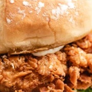 Spicy Cajun Battered Chicken Sandwich