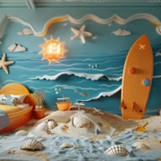 Beach Theme Room