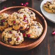 Oatmeal Pomegranate Cookie