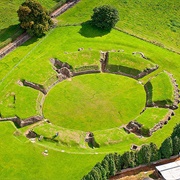 Caerleon Roman Amphitheatre, Fortress &amp; Baths, Wales, UK