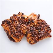 Chocolate Bear Claw Donut