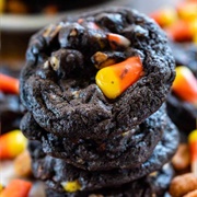 Chocolate Candy Corn Cookie