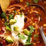 Mexican Style Chicken &amp; Bean Soup