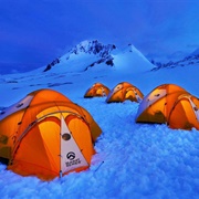 Campout in Antarctica