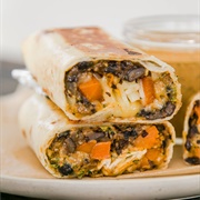 Mexican Chipotle Sweet Potato Burrito