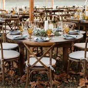 Uncovered Wood Tables