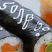 Calligraphy Soy Paper Sushi