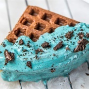 Waffle With Mint Oreos