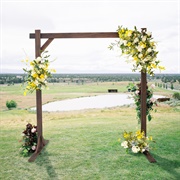 Wooden Wedding Arch