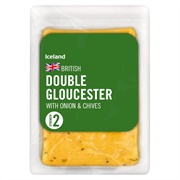 Double Gloucester With Dried Onion and Chives