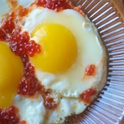 Roe Fried Eggs