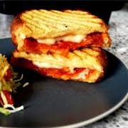 Pepperoni and Mozzarella Panini