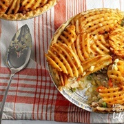 Chicken Pot Pie Fries Crust