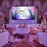 LED Screen at Wedding