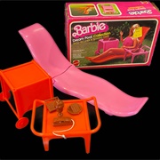 Barbie Dream Pool Patio Recliner Set