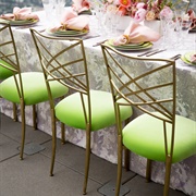 Chameleon Chairs at Wedding