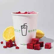 Dragonfruit Pomegranate and Prickly Pear Lemonade