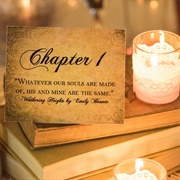 Quotes as Part of Wedding Decor