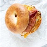 Chicken Egg Bagel