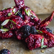 Wings With Blackberry Remoulade