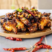 Wings With Kung Pao Sauce