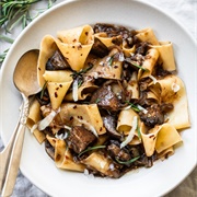 Mushroom Ragu Pappardelle