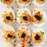 Caviar Deviled Eggs