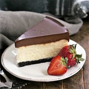 Cheesecake With Chocolate Ganache