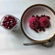 Pomegranate and Rose Sorbet