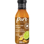 Miso Lime and Ginger Dressing