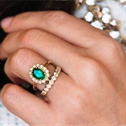 Colored Gemstone Rings