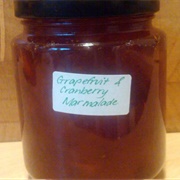 Pink Grapefruit and Cranberry Marmalade