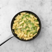 Creamy Pasta Primavera Wth Bacon/Leek/Peas/Tarragon Gremolata