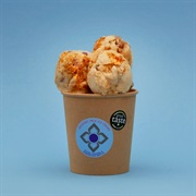 Salted Caramel and Almond Nut Brittle Ice Cream