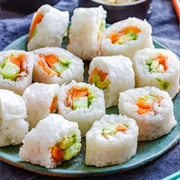 White Soy Paper Sushi (Shiroi Soy Paper Sushi)