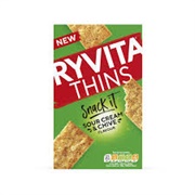 Sour Cream and Chive Ryvita Thins