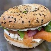 Bagel With Shallot and Chive Cream Cheese