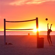 Santa Monica Beach Volleyball Courts