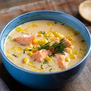 Salmon and Corn Chowder