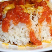 Cheese Curd Rice With Soy Sauce