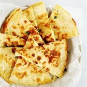 Cheddar Naan Quesadilla