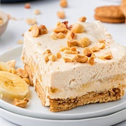 No-Bake Banana and Peanut Butter Caramel Icebox Cake