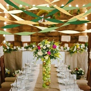 Crepe Paper Streamers in Decor