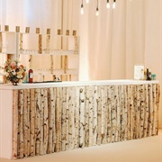 Tree Branch Wedding Bar