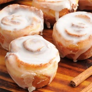 Frosted Cinnamon Roll