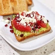 Grapefruit Avocado Toast