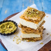 Baklava Ice Cream Sandwich