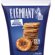 Elephant Pretzels With Sea Salt