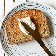 12-Grain Bread With Cream Cheese