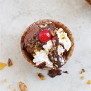 Chocolate-Covered Bacon Cookie Sundae